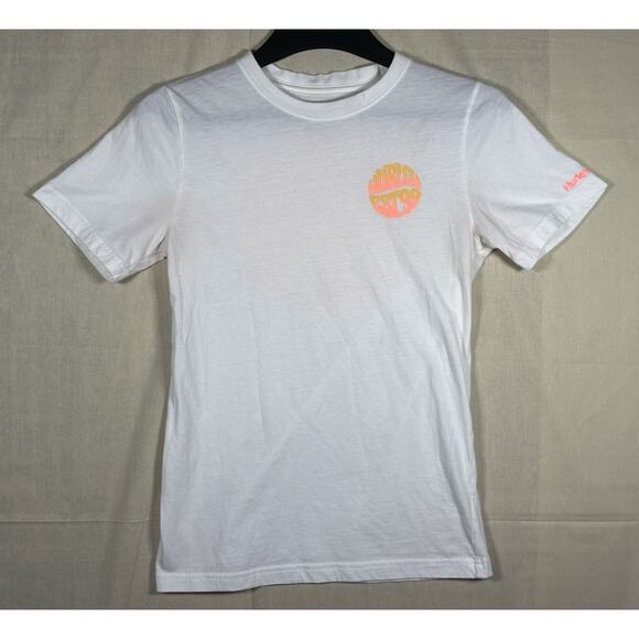 Hurley XL 13-15 Yrs White Retro Est 99 Graphic T-Shirt Boys Surf - Picture 4 of 16